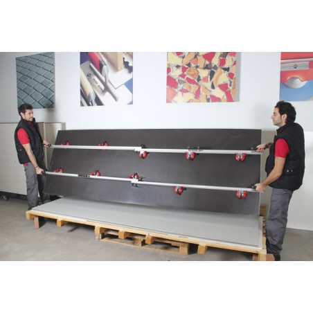 Sistem de transport cu ventuze pt. placi de dimensiuni mari, 320cm, 60kg, Slim Easy Trans