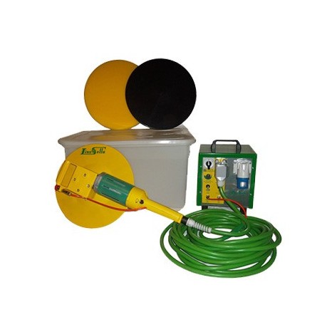 Drisca electrica - Finisare umeda tencuieli si gleturi mecanizate fara sistem de apa, cu cutie de accesorii