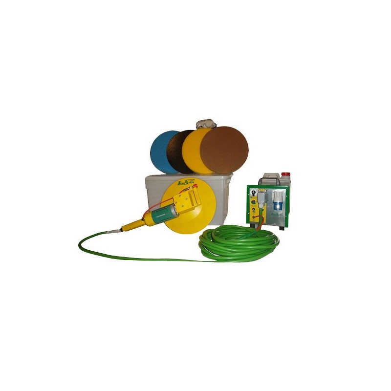 Drisca electrica - Finisare umeda tencuieli si gleturi mecanizate, pompa de apa incorporata + cutie de accesorii