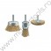 06989 VOREL Set 3 perii cupa de sarma ondulata