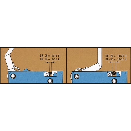 Aparat cu parghie pentru taiat fier beton, diam. 25-32mm