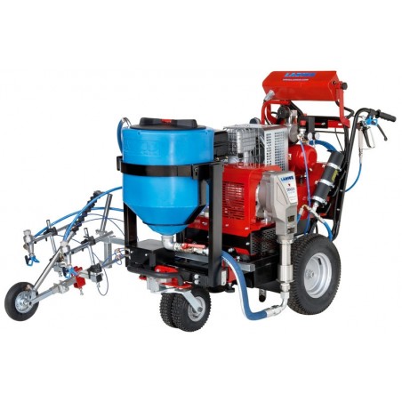 Echipament airless pentru trasat marcaje rutiere Dragon (autopropulsat, Gravity 2x30lt) - Larius