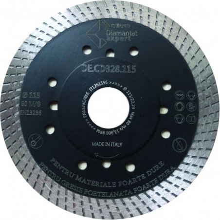 Disc DiamantatExpert pt. Portelan dur, Placi ceramice dure 115x22.2 (mm) Ultra Premium