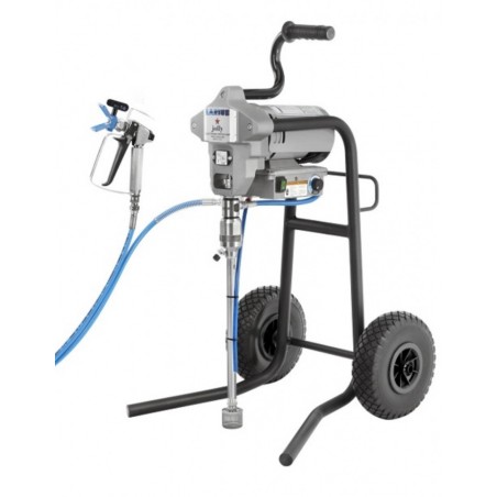 Pompa de vopsit / zugravit AIRLESS Industriala cu Carucior - Complet Echipata - 1,9L/min - Larius Jolly