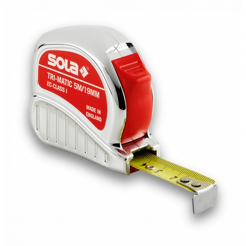 Ruletă Tri-Matic TM, 5m - Sola-50023301