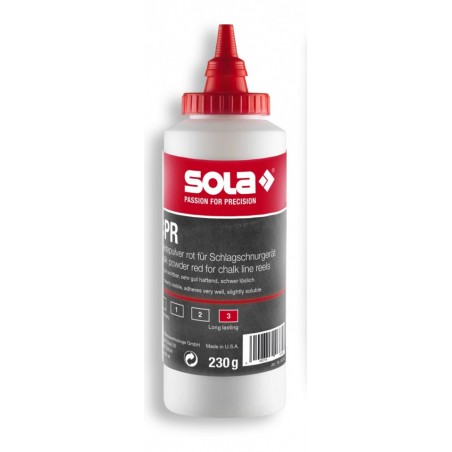 Creta de marcare pt. aparate de trasare cu sfoara, rosu CPR, 230gr - Sola-66152101