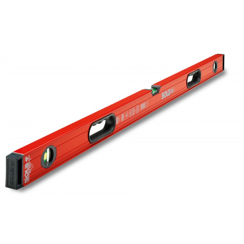 Nivelă cu bula ( Boloboc ) cu profil tubular, 180cm Big RED 3 180 - Sola-01219601