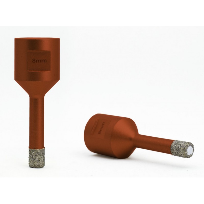 Carota diamantata pt. gresie portelanata & piatra - diam. 10mm -cu ceara- Profesional Standard