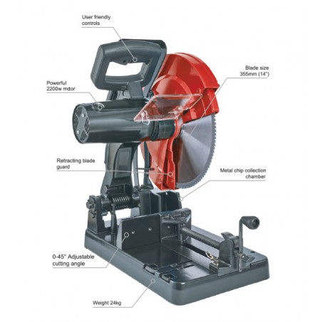 Fierastrau circular 130mm, 2300W Rotabroach-Element-14