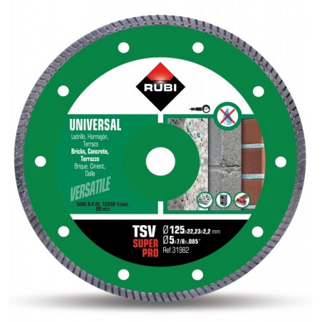 Disc diamantat pt. beton si caramida 125mm, TSV 125 SuperPro