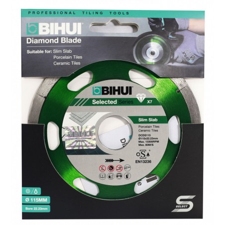 Disc Diamantat subtire pt. Portelan, Placi ceramice 115x22.2 (mm) Super Premium