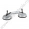 05312 VOREL Suport cu 2 ventuze, diametru 115 mm, ridicare 70 kg.