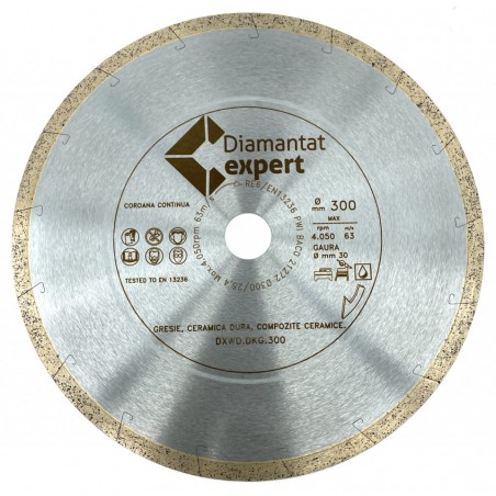 Disc DiamantatExpert pt. Ceramica dura, portelan pt. terase gros 250mm Ultra Premium