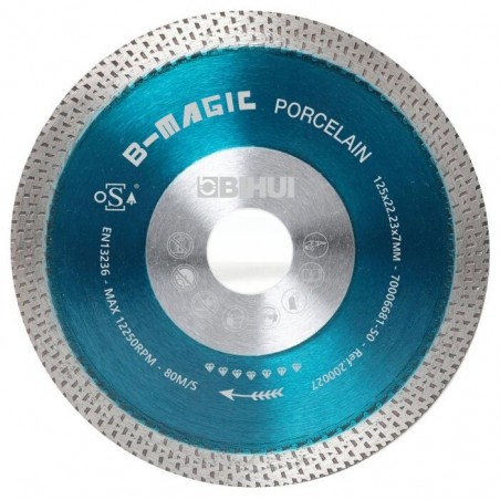 Disc Diamantat pt. Portelan dur, Placi ceramice 125x22.2 (mm) Super Premium