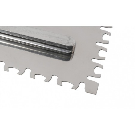 Gletiera dintata INOX 280x120mm, Tiger