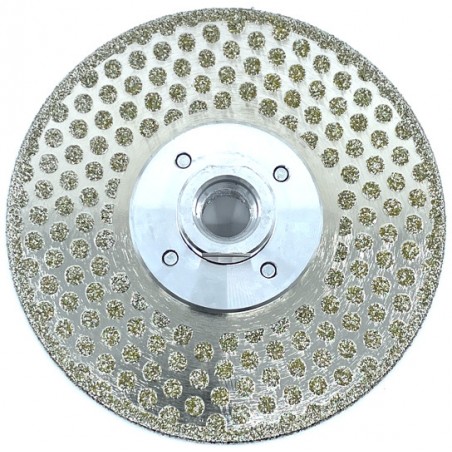 Disc DiamantatExpert Galvanizat pt. taiere si slefuire - Marmura, Gresie, Piatra 115xM14 (mm) Premium
