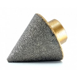 Freza diamantata conica pt. rectificari in placi ceramice, piatra, 2-38mm