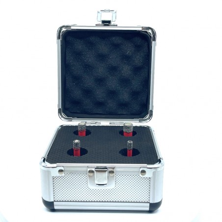 Set carote diamantate pt. gresie portelanata & piatra - diam. 6, 8, 10, 12 mm Profesional Standard