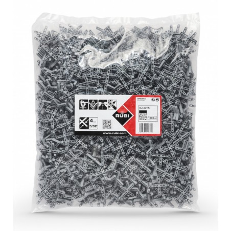 Distantiere ( Cruciulite ) pt. placi - gresie si faianta - Rost 4 mm - 1000 buc