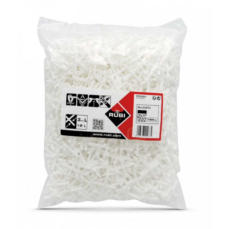 Distantiere lungi ( Cruciulite ) pt. placi - gresie si faianta - Rost 3 mm - L - 1000 buc