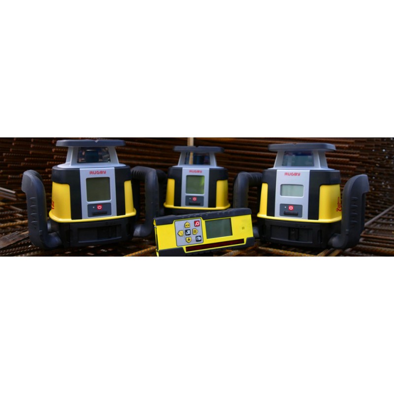 Set Nivela Laser Rotativa Avansata Rugby CLA-ctive + CLX 550
