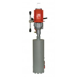 Masina de carotat profesionala pt. beton armat si materiale dure Ø152mm, 2.88kW, stand inclus