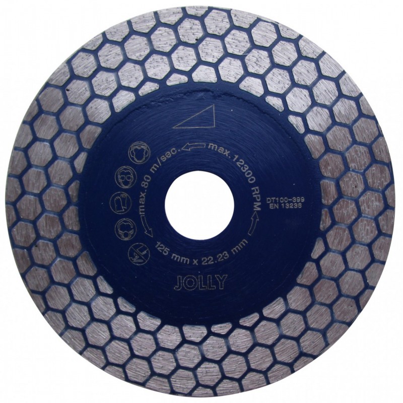 Disc DiamantatExpert pt. taiere si slefuire - Gresie si Placi dure 125x22.23 (mm) Super Premium