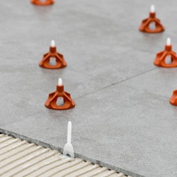 Distantiere autonivelare RLS VITE pt. gresie, faianta si placi - Rost de 1.5mm - 300 buc