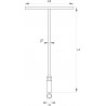 YT-1574 YATO Cheie tubulara tip "T" 11x310mm