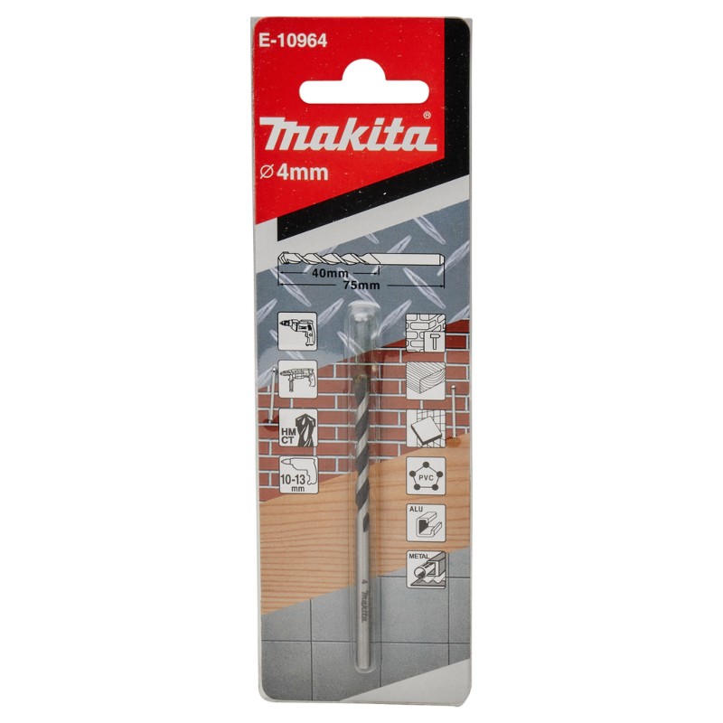E-10970 MAKITA Burghiu TCT multimaterial, prindere cilindrica, 5x85mm
