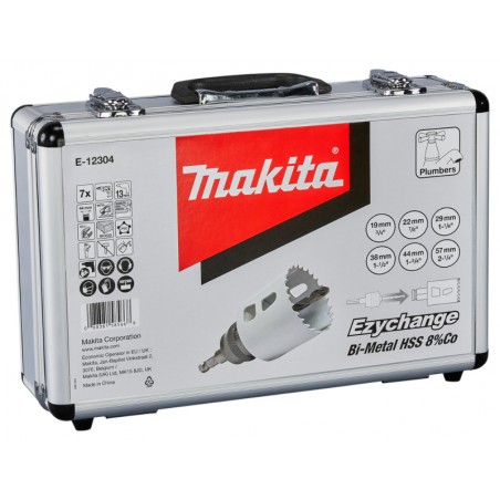 E-12304 MAKITA Set 7 Carote bimetal Ezychange 19-57mm