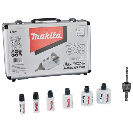 E-12304 MAKITA Set 7 Carote bimetal Ezychange 19-57mm