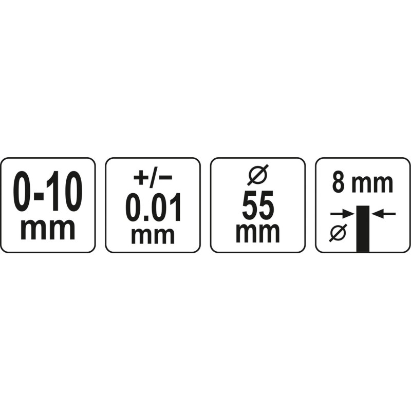 YT-72450 YATO Ceas comparator 0-10mm