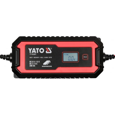 YT-83001 YATO Redresor cu display LCD, gama 6V/2A, 12V/8A