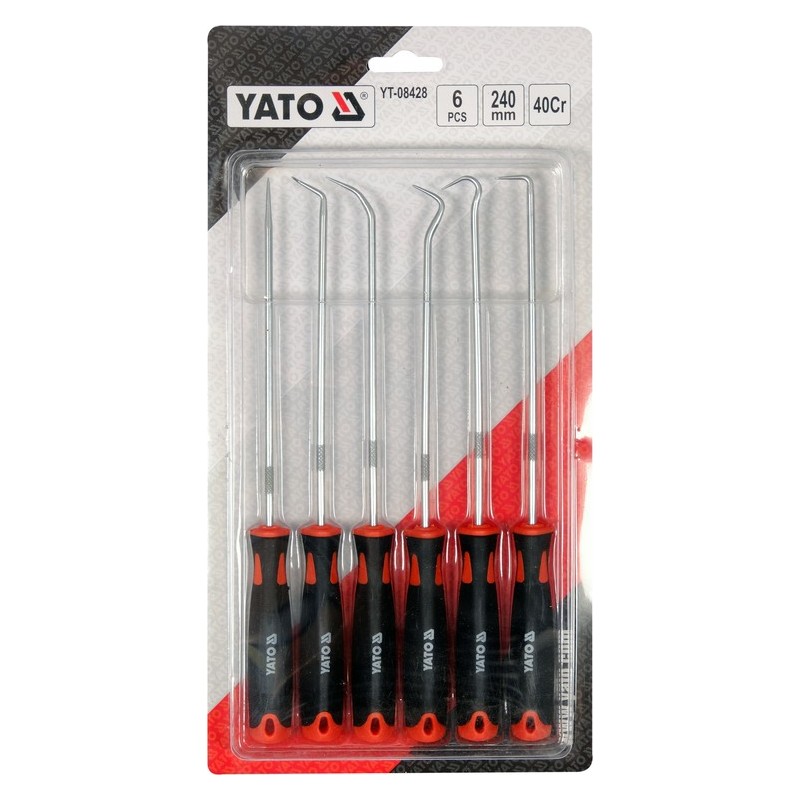YT-08428 YATO Set 6 carlige pentru extras garnituri