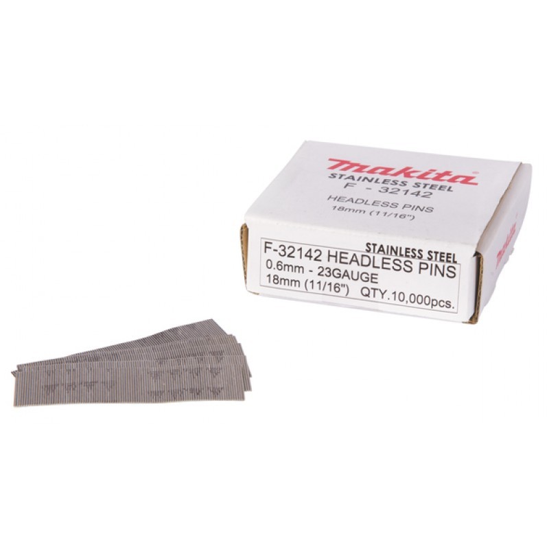 F-32142 MAKITA Set 10000 cuie fara cap,0.6x18 mm,pentru BPT350,AF201Z