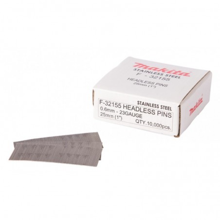 F-32155 MAKITA Set 10000 cuie fara cap 0.6x25 mm,pentru BPT350,AF201Z