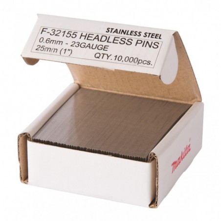 F-32155 MAKITA Set 10000 cuie fara cap 0.6x25 mm,pentru BPT350,AF201Z