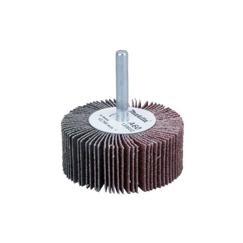 B-36930 MAKITA Perie abraziva cu tija, granulatie 80, 50 x 6 mm