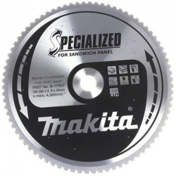 B-17697 MAKITA Panza fierastrau circular, 355 x 30 mm, 80 dinti