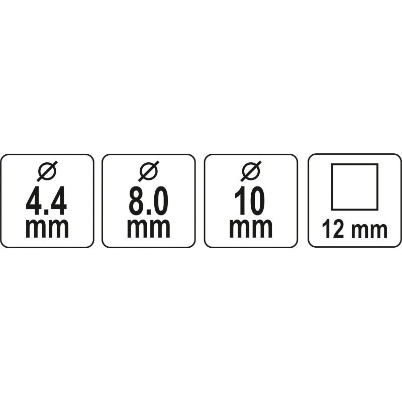 YT-82520 YATO Set 4 duze pentru statie cu aer cald