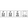 YT-82520 YATO Set 4 duze pentru statie cu aer cald