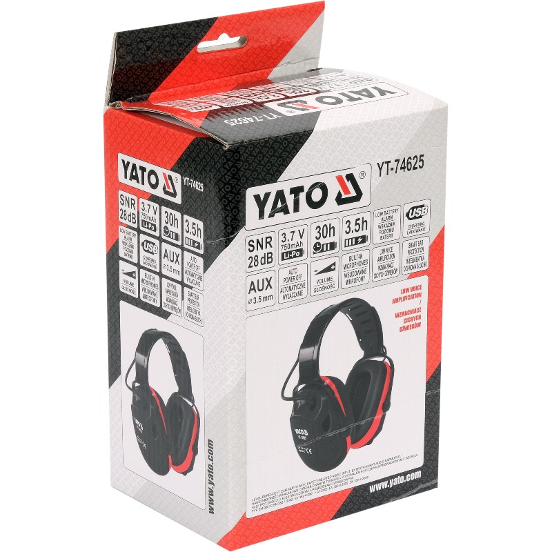 YT-74625 YATO Casti antifonice cu sistem de protectie al auzului