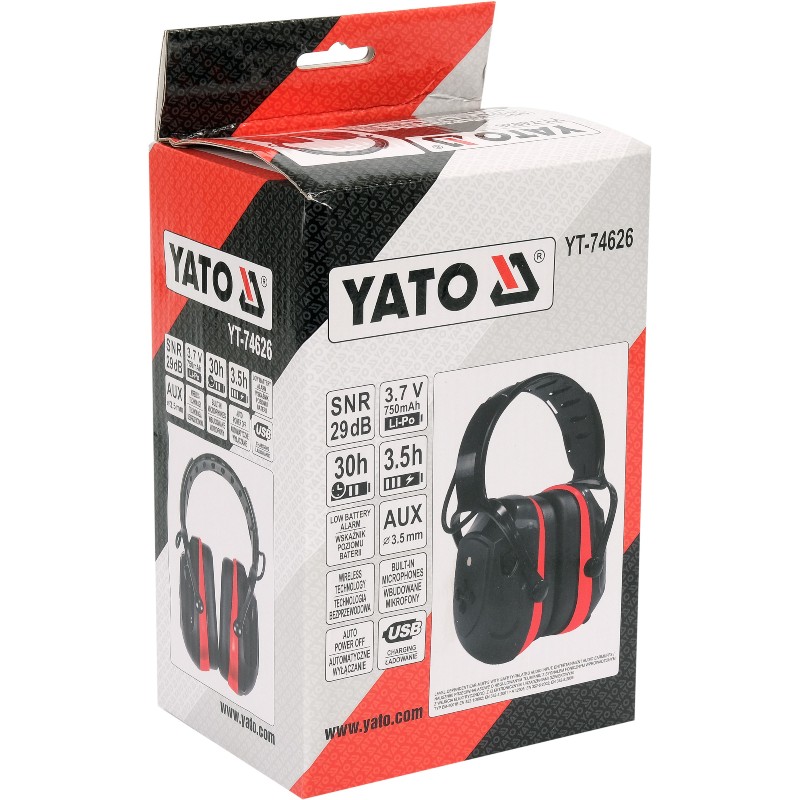 YT-74626 YATO Casti antifonice cu bluetooth