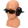 YT-74635 YATO Casti antifonice cu ochelari de protectie cu lentila gri