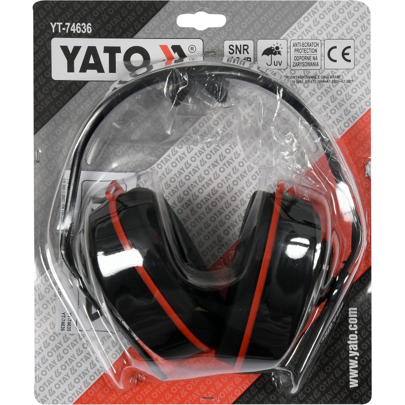 YT-74636 YATO Casti cu ochelari de protectie cu lentila transaprenta