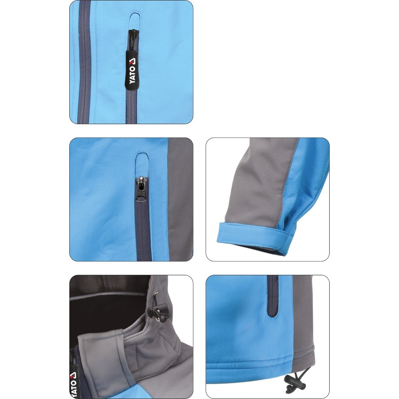 YT-79561 YATO Jacheta cu gluga Softshell, marimea M