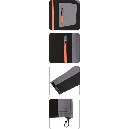 YT-79530 YATO Jacheta softshell negru/gri, marimea S