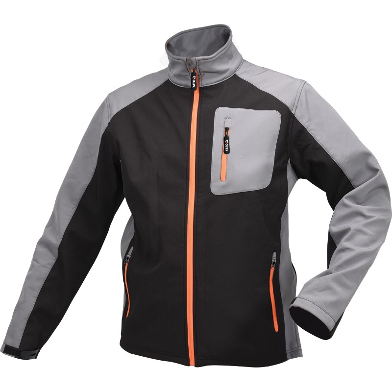 YT-79535 YATO Jacheta softshell negru/gri, marimea XXXL