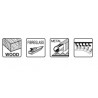 P-38065 MAKITA Set 10 foi abrazive, granulatie 320, diametru 180 mm